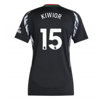 Camiseta Arsenal Jakub Kiwior #15 Segunda Equipación Replica 2024-25 para mujer mangas cortas